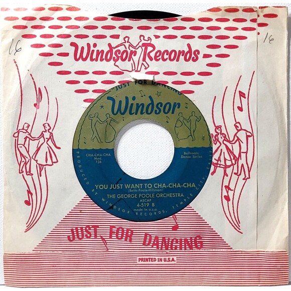 George Poole Orchestra 45 Cecelia/You Just Want To Cha-Cha-Cha EX Latin - Picture 2 of 2